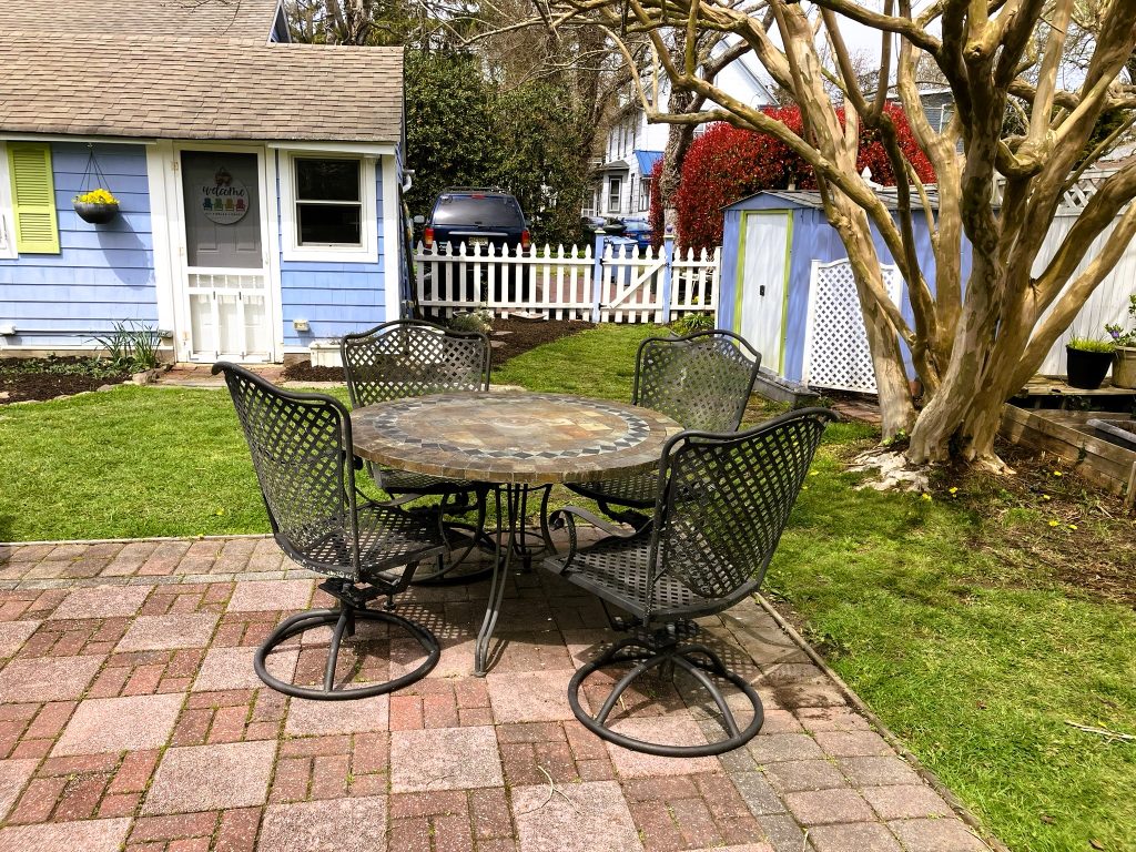 Outdoor Dining Area for Four on the Patio